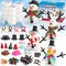 Molding Clay Snowman Building Kit, Christmas Stocking Stuffers for Kids and Adults, Christmas Ornament Gift